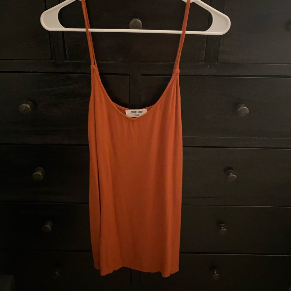 Rusty orange mini dress size S